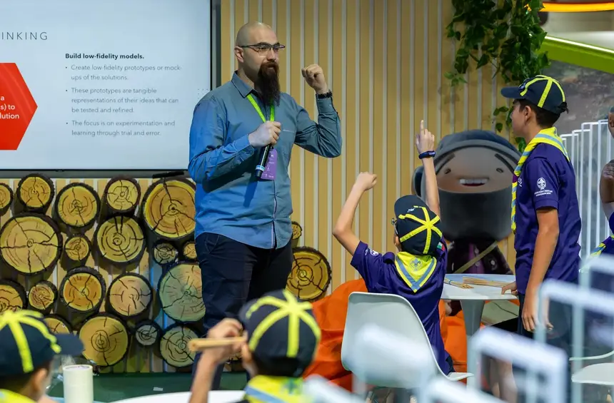 SCRF 2025: Young minds build big Ideas at ‘Think and Design’ workshop