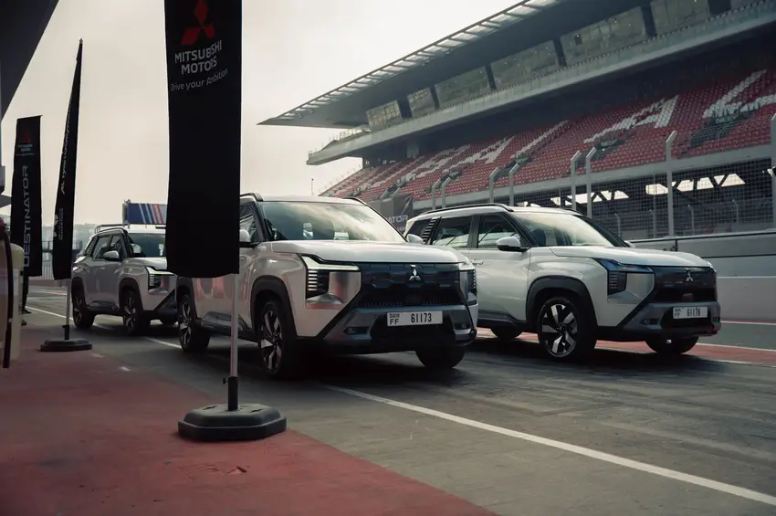 Al Habtoor Motors hosts exclusive Media and Influencer Test Drive Experience for the All-New Mitsubishi Destinator at Dubai Autodrome
