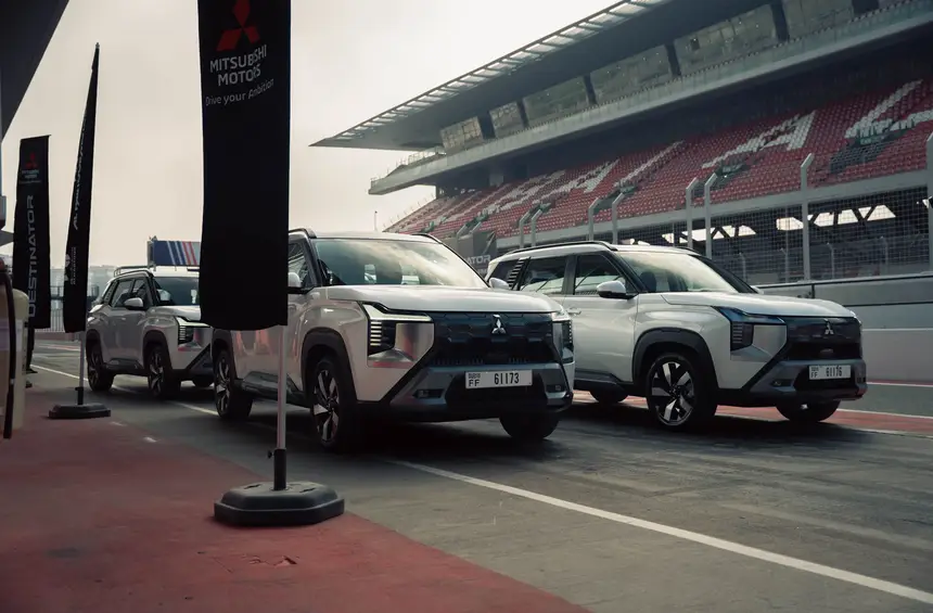 Al Habtoor Motors hosts exclusive Media and Influencer Test Drive Experience for the All-New Mitsubishi Destinator at Dubai Autodrome