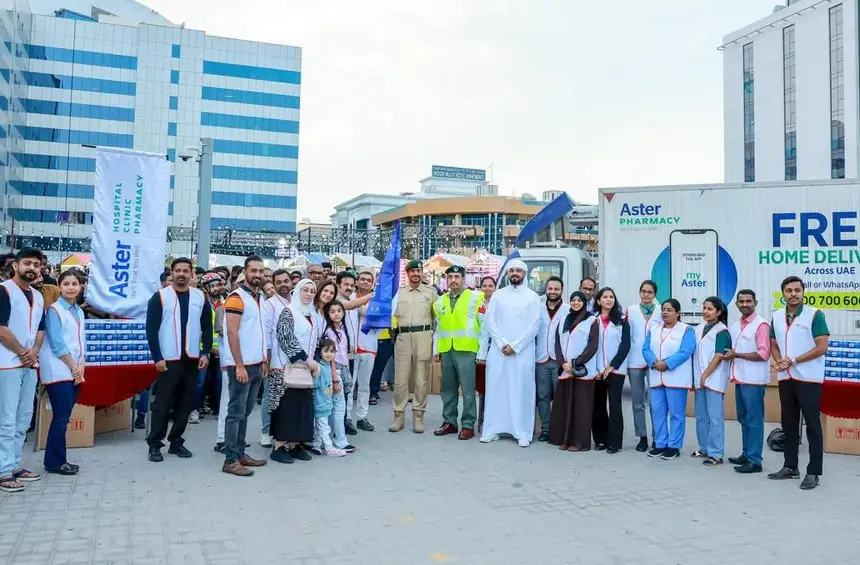 Aster DM Healthcare Collaborates with Dubai Police to Distribute 150,000 Iftar Kits to UAE Motorists During Ramadan