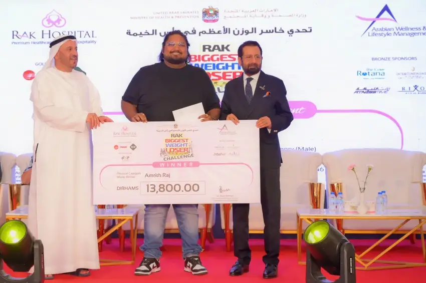 Dubai Resident Sheds 45.7 Kgs, Wins AED 13,800 as Overall Champion of RAK Biggest Weight Loss Challenge 2025