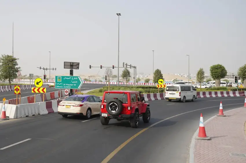 (RTA) implements Quick Wins for the traffic coming from Ras Al Khor towards Al Meydan Street Intersection