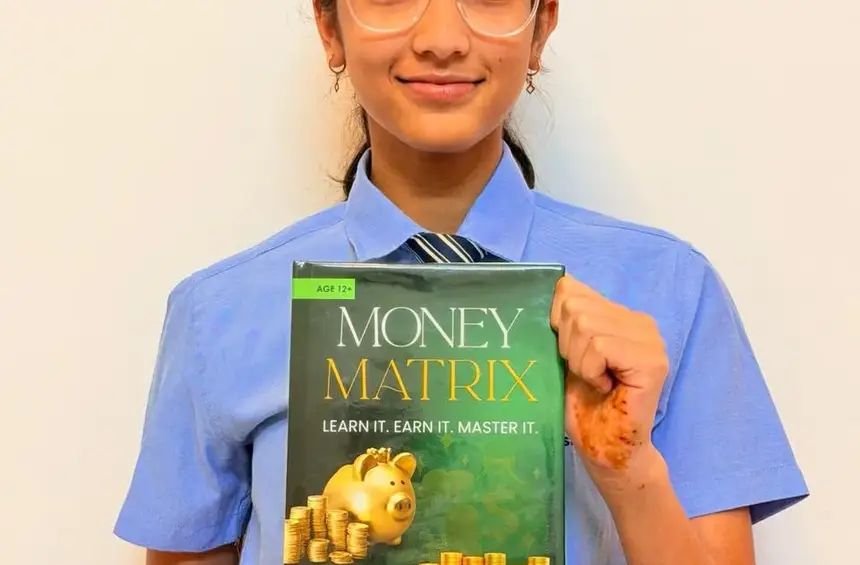 14-Year-Old Author Launches “Money Matrix: Learn to Master Money” A Practical Guide to Financial Literacy for Young Minds