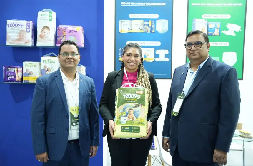 Nobel Hygiene reveals world’s first diaper with biodegradable non-woven technology at Dubai World Health Expo together with Avgol Industries, Blue Ocean Global and Amazon Dubai
