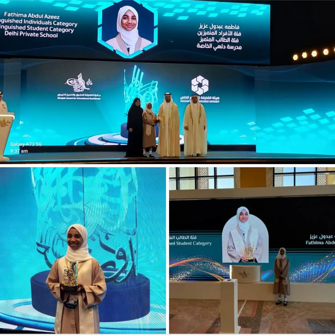 Kozhikode Girl Fatima Wins ₹7 Lakh Sharjah Award for Educational Excellence