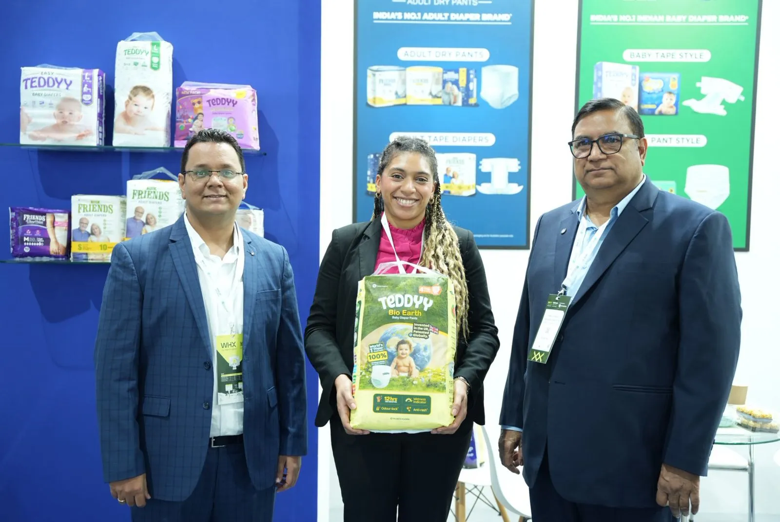Nobel Hygiene reveals world’s first diaper with biodegradable non-woven technology at Dubai World Health Expo together with Avgol Industries, Blue Ocean Global and Amazon Dubai