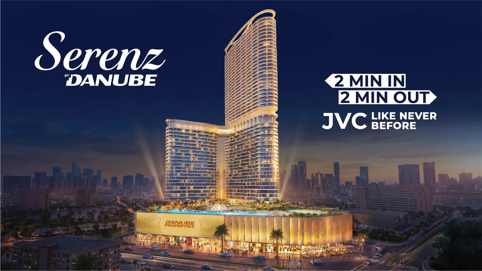 Danube Properties Launches ‘Serenz by Danube’ in JVC With A Convenient 2-Minutes-In, 2-Minutes-Out Access